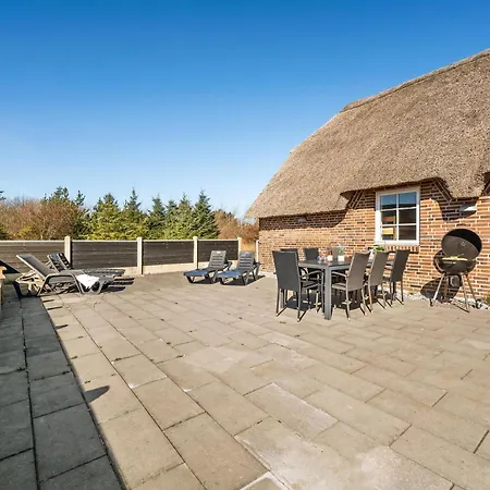 בית נופש Large 16-person With Pool, Hot Tub And Sauna Ulfborg