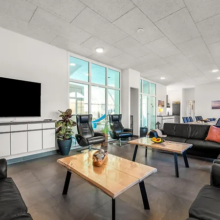 בית נופש Large 16-person With Pool, Hot Tub And Sauna Ulfborg